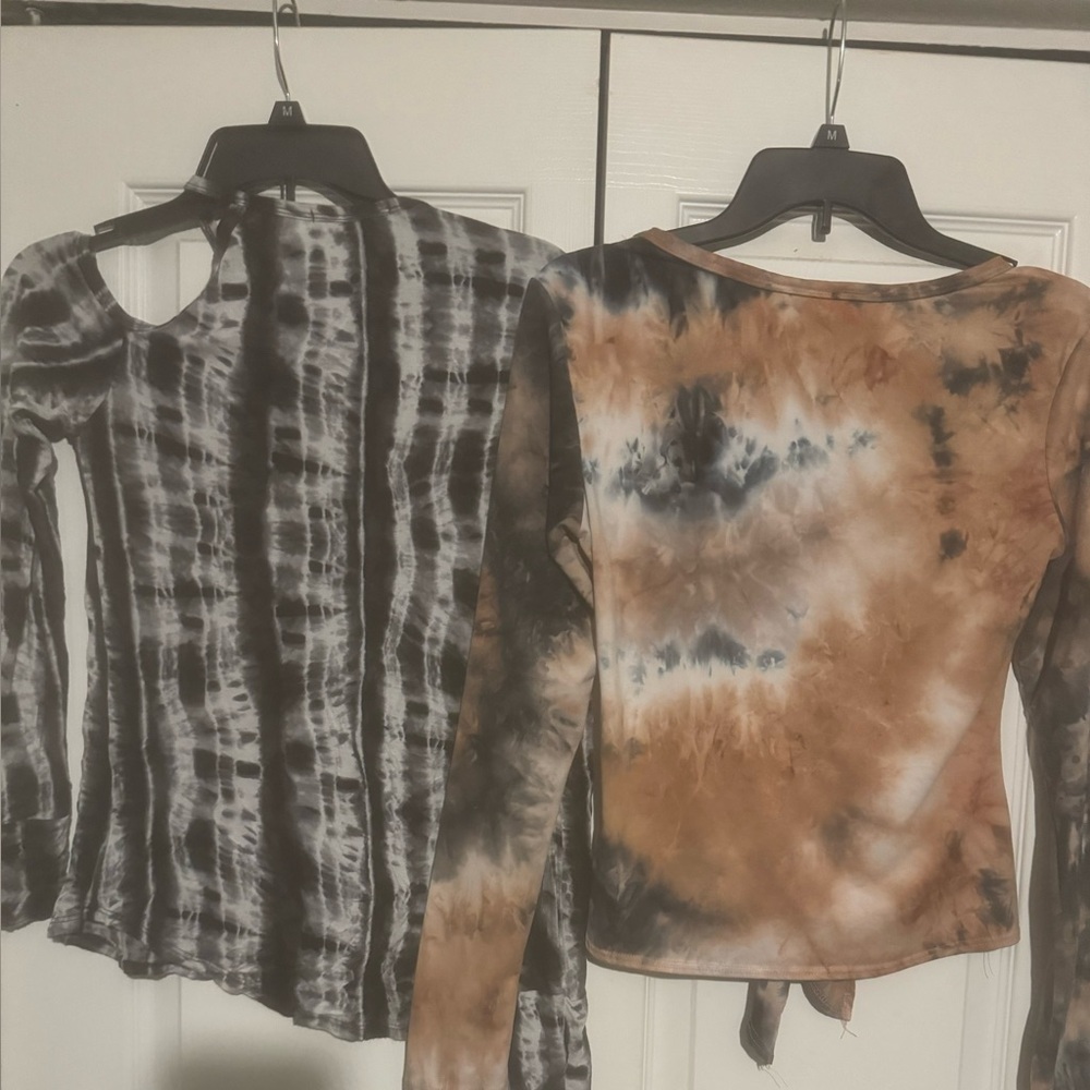 Tie-Dye Long Sleeve Top